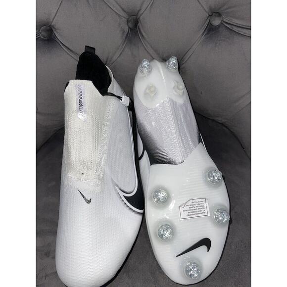 Nike Vapor Edge Elite 360 Wide Football Cleats White Black Men’s 15 DO1144-100 - Picture 5 of 5
